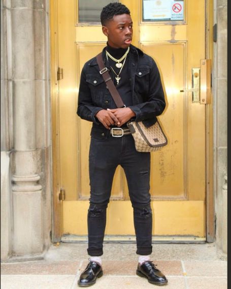 Alex R. Hibbert in cold outfit.